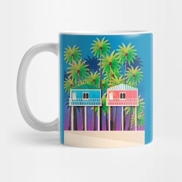 Palolem beach huts by jamesboast